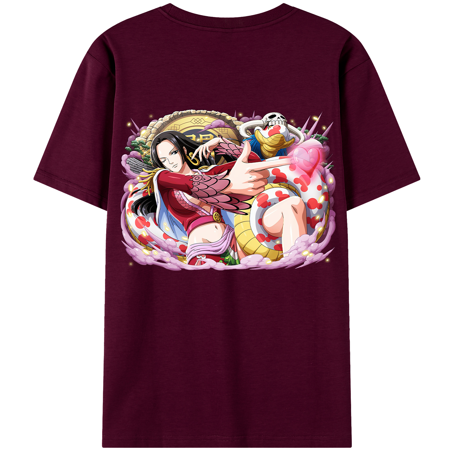 ワンピース ボア・ハンコック ONE PIECE Boa·Hancock レディース半袖Tシャツ(バックプリント)
